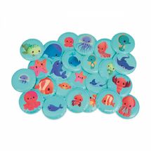 Mémo de bain Mes Bébés Animaux J04723 Janod 1