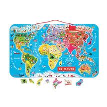 Puzzle Carte du Monde magnétique J05500 Janod 1