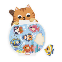 Puzzle en bois Aquarium J07109 Janod 1