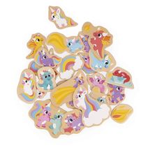 Magnets Licornes et Dragons 24 pièces J09645 Janod 1