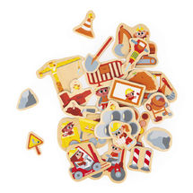 Magnets Engins de chantier 24 pièces J09647 Janod 1