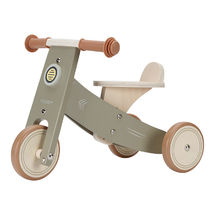 Tricycle en bois vert olive LD7124 Little Dutch 1