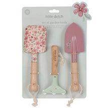 Outils de jardin rose Fairy Garden LD9110 Little Dutch 1