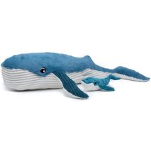 Peluche Ptipotos Baleine maman bébé bleue DE74301 Les Déglingos 1