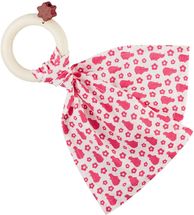 Hochet Doudou Bib0+ rose EFK-120-000-604 Little Big Things 1