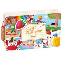 Livre puzzles en bois Les 4 saisons V7911 Vilac 1