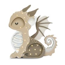 Lampe Veilleuse Dragon brun LL090-467 Little Lights 1