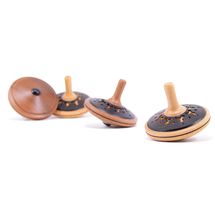 Toupie en bois Burlesque naturelle 48 mm MA-DA411 Mader 1