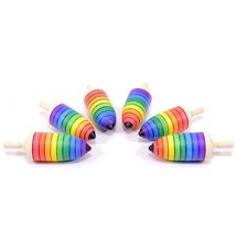 Toupie en bois Éclair arc-en-ciel 28 mm MA-CH332 Mader 1