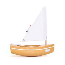 Bateau Le Bâchi bois naturel 17cm TI-N200-BACHI-BOIS-NATUREL Maison Tirot 1