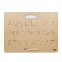 Tablette écriture majuscules scripts Montessori MAZ16234 Mazafran 1
