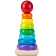 Empilable arc-en-ciel MD-10576 Melissa & Doug 1