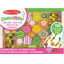 Ensemble de perles en bois Flower Power MD14178 Melissa & Doug 1