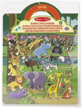 Livret d'autocollants reliefs repositionnables jungle MD-19106 Melissa & Doug 1