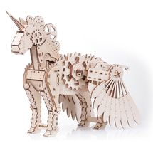 Puzzle 3D licorne Mécanique S GI-PWLIS Mr Playwood 1