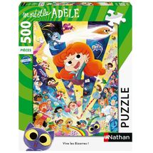 Puzzle Bizarres Mortelle Adèle 500 pièces N12000983 Nathan 1