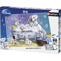 Puzzle Tous au bain 101 Dalmatiens 60 pcs N866120 Nathan 1