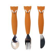Couverts 3 pièces en silicone Mr Fox TX-96-448 Trixie 1