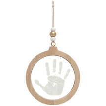 Boule de Noël empreinte transparente PA2710 Petit Artichaut 1