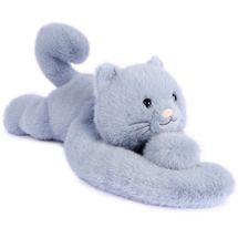 Peluche chat bleu lesté 50 cm HO3480 Histoire d'Ours 1