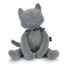 Peluche Chat Méloé bleu gris 37 cm MA0261 Maïlou Tradition 1