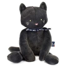 Peluche Chat Méloé gris anthracite 37 cm MA0260 Maïlou Tradition 1