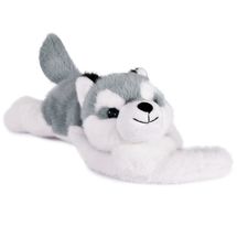 Peluche chien Husky lesté 50 cm HO3408 Histoire d'Ours 1