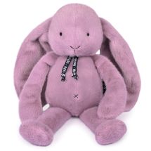 Peluche Lapin Méloé parme guimauve 37 cm MA0329 Maïlou Tradition 1