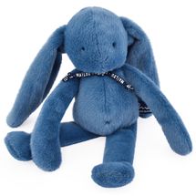 Peluche Lapin Méloé bleu intense 37 cm MA0037 Maïlou Tradition 1
