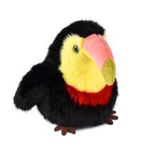 Peluche oiseau Toucan 15 cm HO3443 Histoire d'Ours 1