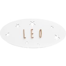 Plaque décorative personnalisable - Etoiles blanc VI-PL48 Vintiun 1