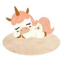 Plaque de porte personnalisable Licorne VI-PLP02 Vintiun 1