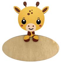 Plaque de porte personnalisable Girafe VI-PLP12 Vintiun 1
