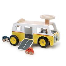 Porteur Van garage en bois V1059 Vilac 1