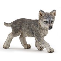 Figurine Bébé loup PA50162-3968 Papo 1