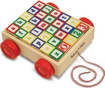 Chariot avec cubes ABC M&D11169-4556 Melissa & Doug 1