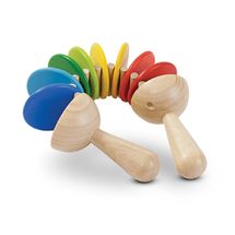 Claquettes en bois colorées PT6413 Plan Toys 1