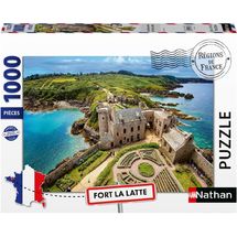 Puzzle A la découverte du Fort La Latte 1000 pcs NA12001877 Nathan 1