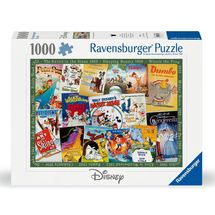 Puzzle Affiche vintage des films Disney 1000 pcs RAV12000689 Ravensburger 1