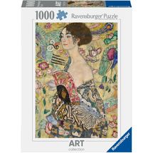Puzzle La dame à l’éventail Gustav Klimt 1000 pcs RAV12001132 Ravensburger 1