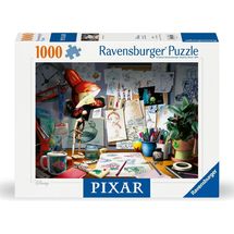 Puzzle Bureau d'artiste Pixar 1000 pcs RAV12000302 Ravensburger 1