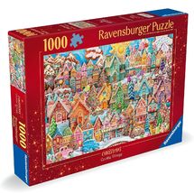 Puzzle Noël au village des cookies 1000 pcs RAV12001267 Ravensburger 1