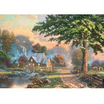 Puzzle en bois Vieux moulin à eau 1000 pcs S-59797 Schmidt Spiele 1