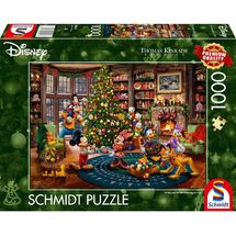 Puzzle Mickey et Minnie décorent le sapin 1000 pcs S-58047 Schmidt Spiele 1
