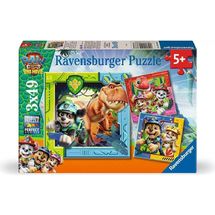 Puzzle Pat'Patrouille Mission Dino 3x49 pcs RAV12004368 Ravensburger 1