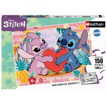 Puzzle Moment en amoureux Stitch 150 pcs N12004089 Nathan 1