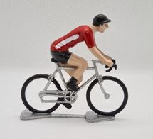 Figurine cycliste R Maillot du champion du Danemark FR-R16 Fonderie Roger 1