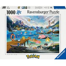 Puzzle Pokémon Aquali et Marine tempérée 1000 pcs RAV12002035 Ravensburger 1