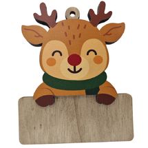 Renne de Noël personnalisable en bois VI-AD03 Vintiun 1