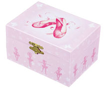 Coffret musical Chaussons Ballerine Rose TR-S50975 Trousselier 1
